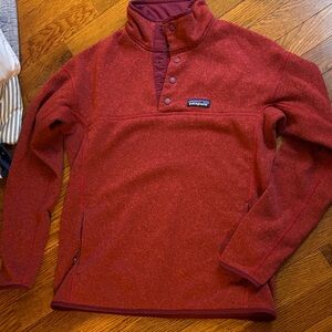 Patagonia Maroon Snap-T Fleece Womens Medium